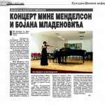 Narodne novine 15. maj 2013_Mina Mendelson i Bojan Mladenovic