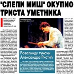 Narodne novine 22. april 2013_Slepi mis okupio trista umetnika
